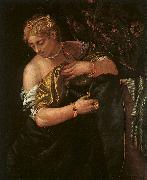  Paolo  Veronese Lucretia Stabbing Herself oil painting artist